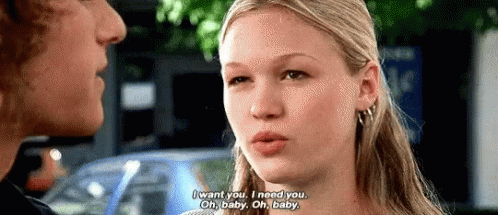 Julia Stiles, 10 Things I Hate About You, GIF